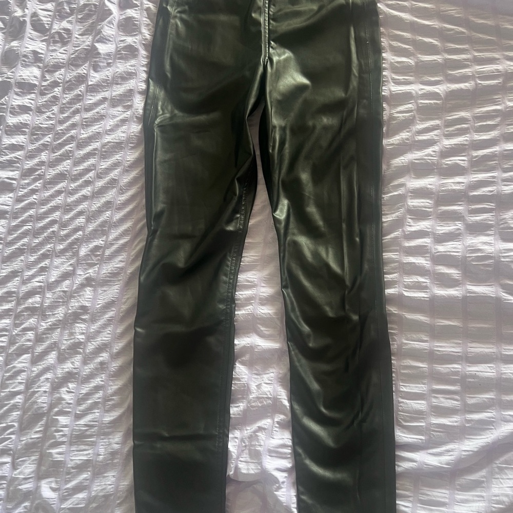 rag & bone Black Leggings upper leather, very soft and smooth size M long New